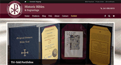 Desktop Screenshot of historicbibles.com