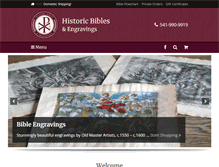 Tablet Screenshot of historicbibles.com